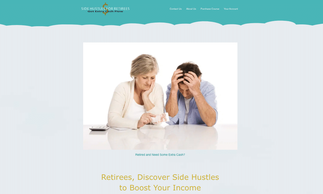 Purchase Course - Side Hustles For Retirees